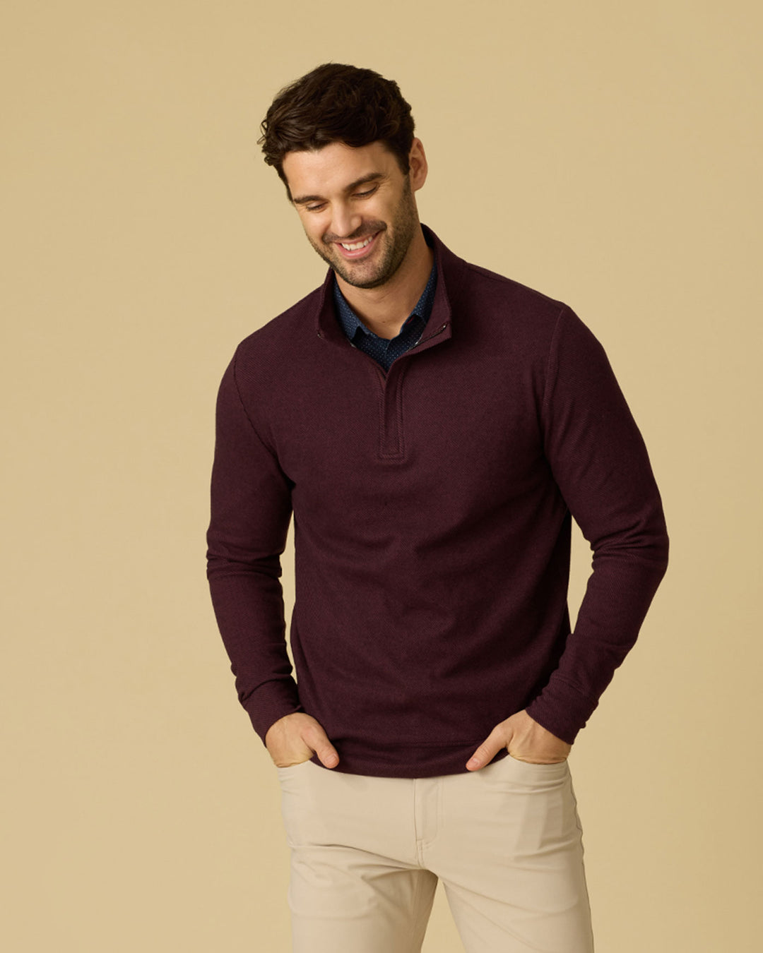 HERO STRETCH KNIT 1/4-ZIP