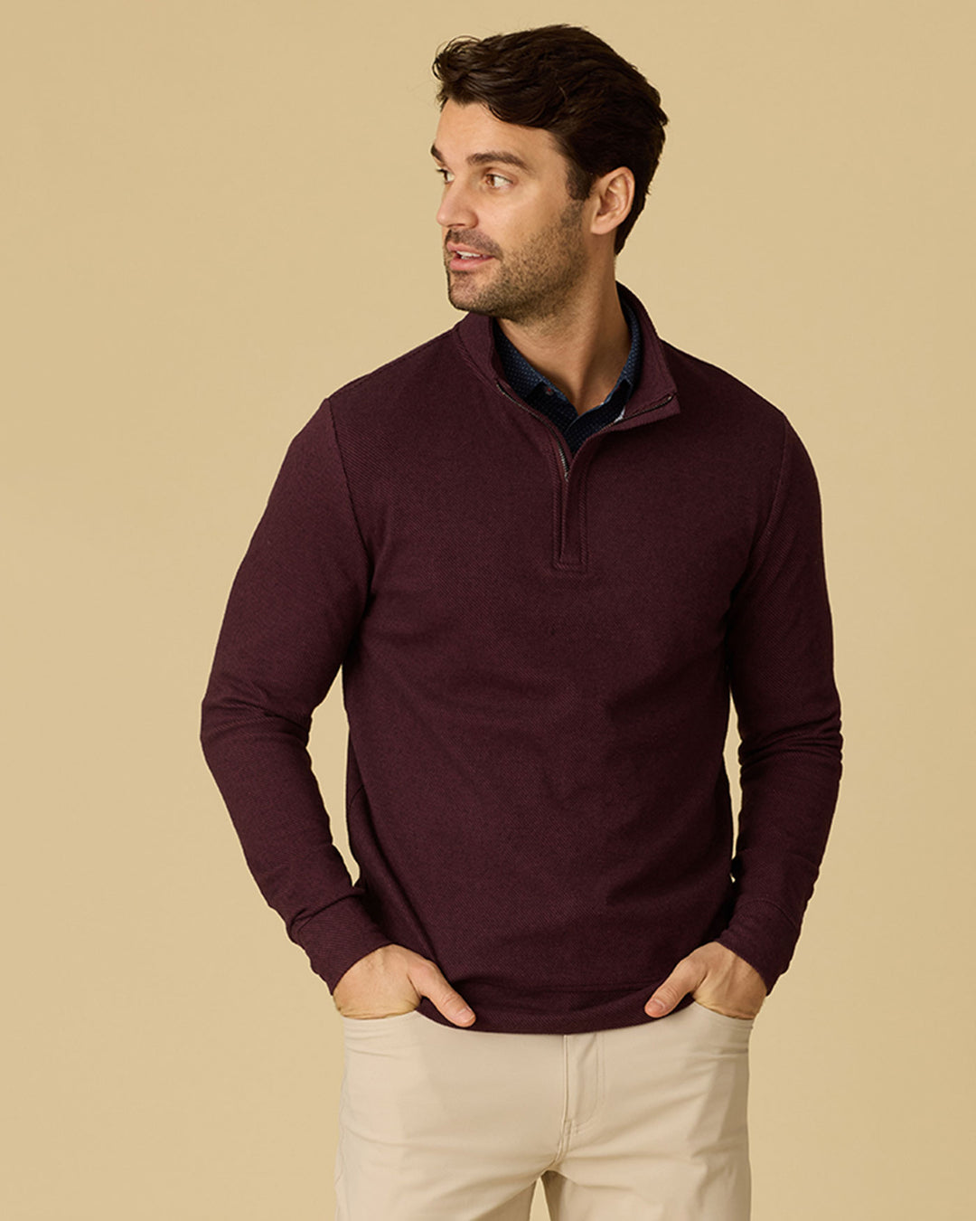HERO STRETCH KNIT 1/4-ZIP