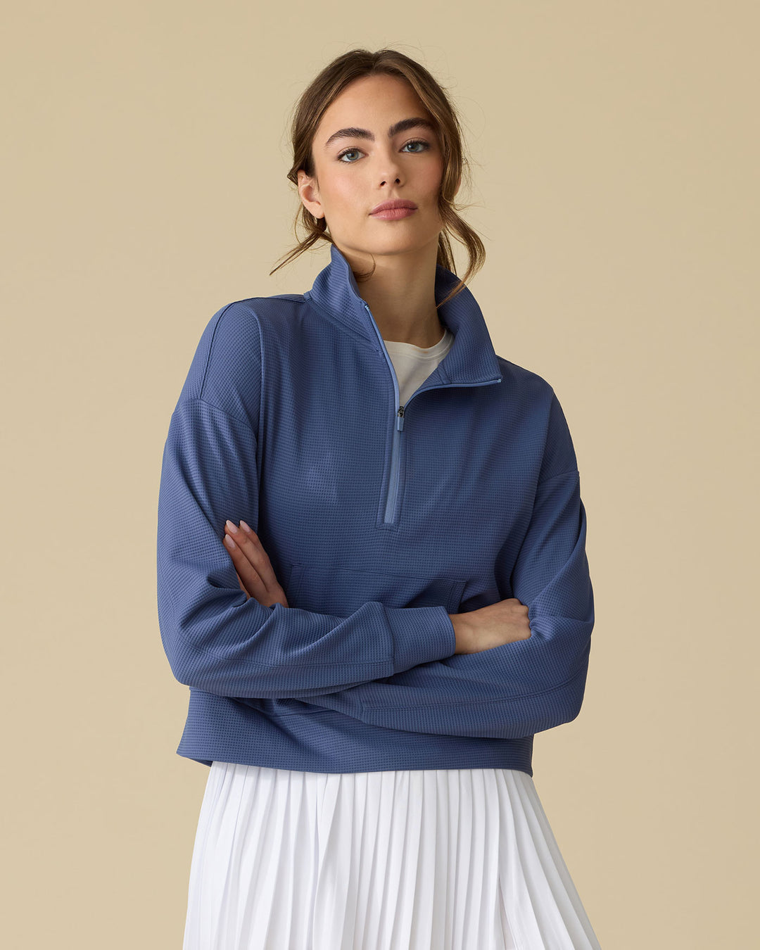 HAILEYVILLE PERFORMANCE WAFFLE 1/4-ZIP