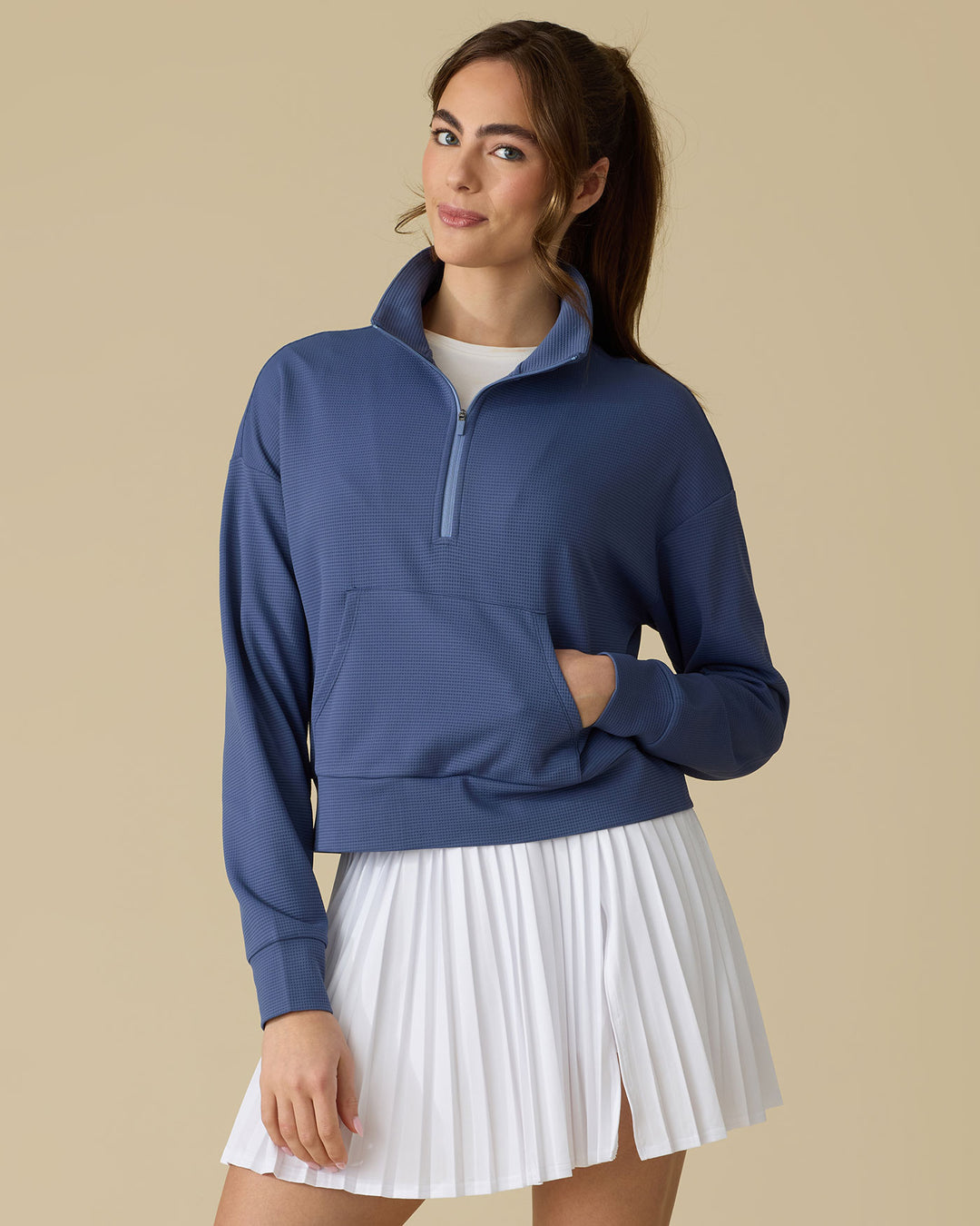 HAILEYVILLE PERFORMANCE WAFFLE 1/4-ZIP