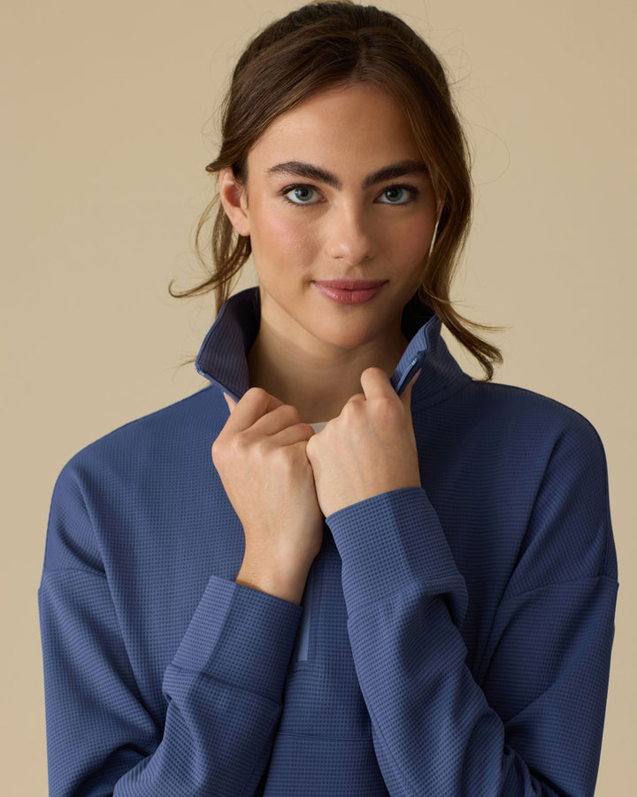HAILEYVILLE PERFORMANCE WAFFLE 1/4-ZIP