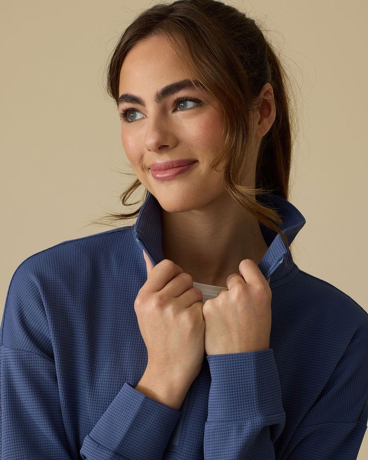 HAILEYVILLE PERFORMANCE WAFFLE 1/4-ZIP
