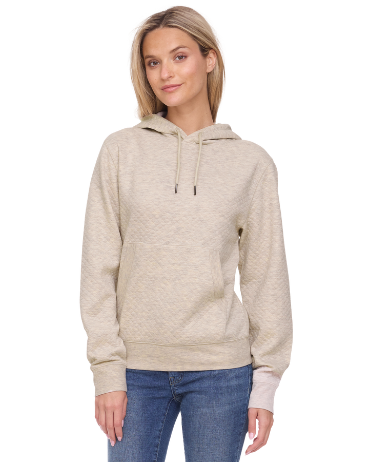 WOMEN'S BRADNER SUPER SOFT QUILTED HOODIE