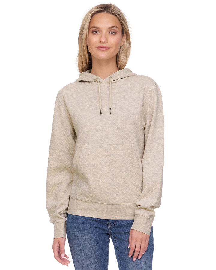 WOMEN'S BRADNER SUPER SOFT QUILTED HOODIE