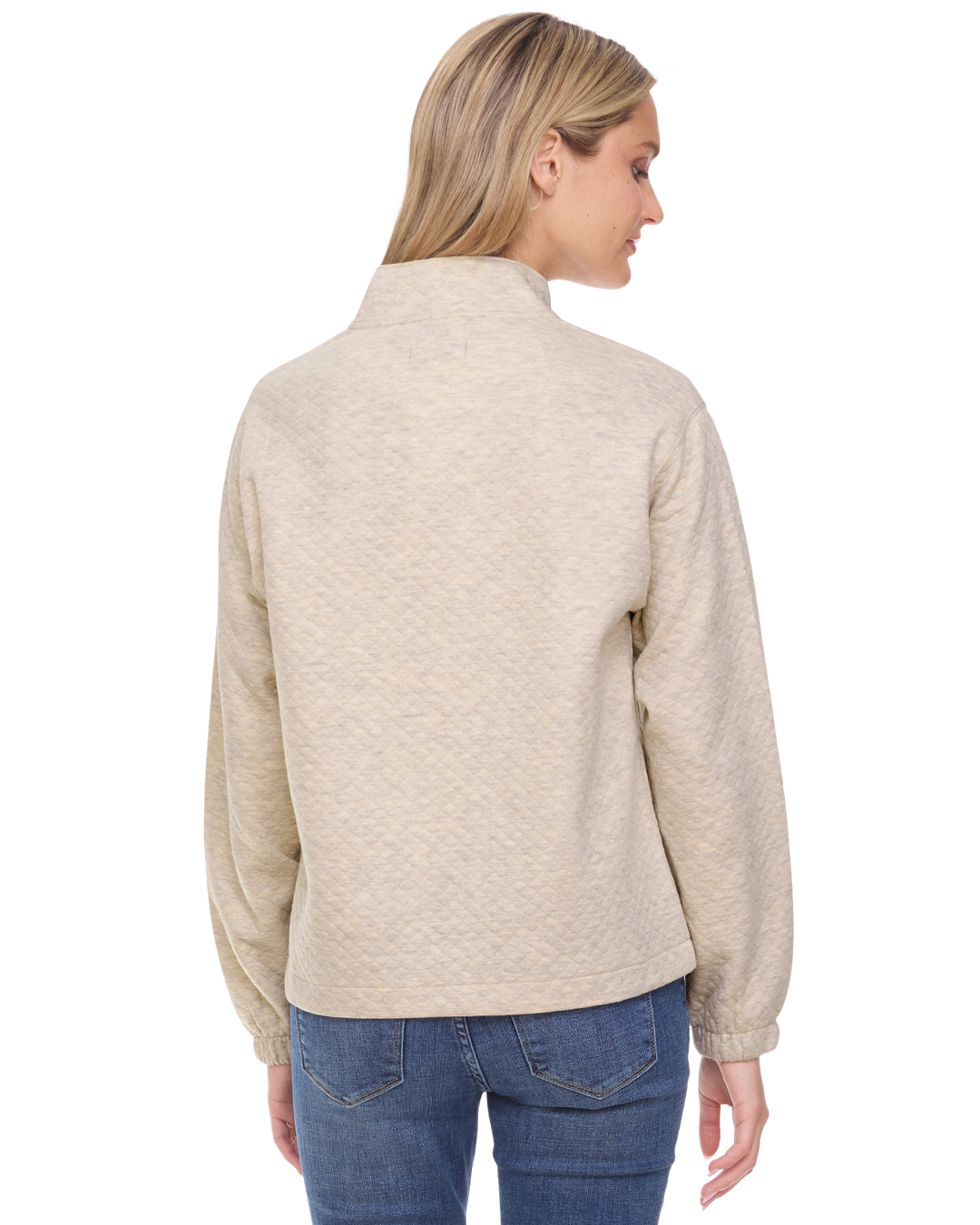 WOMEN'S BRADNER SUPER-SOFT QUILTED 1/4-ZIP