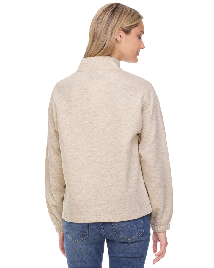 WOMEN'S BRADNER SUPER-SOFT QUILTED 1/4-ZIP