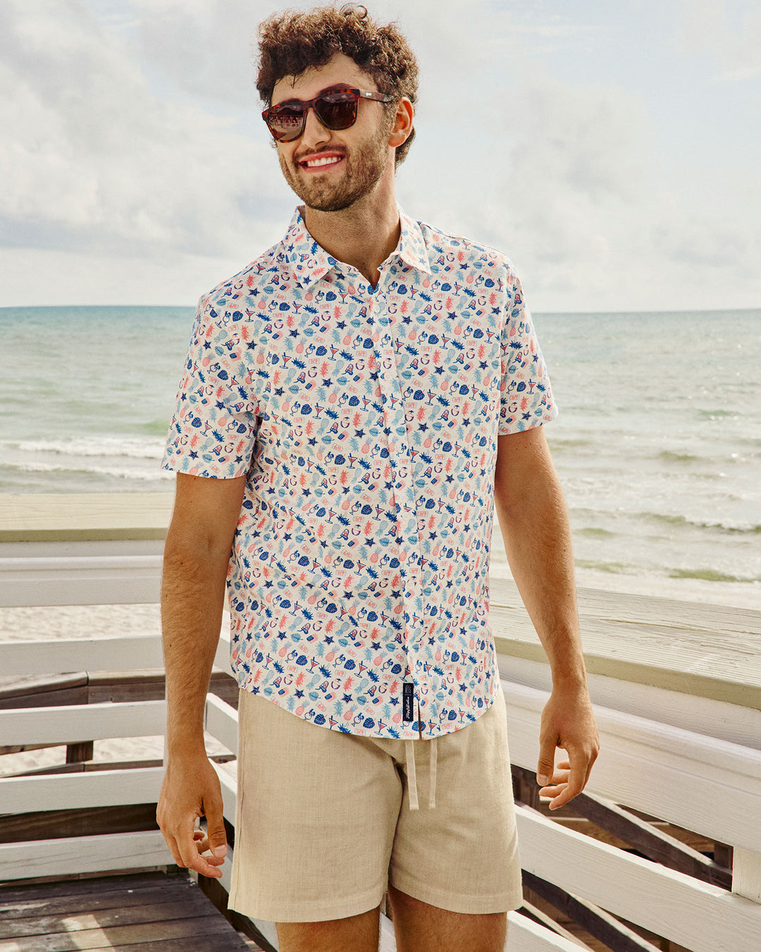 WOODSTOCK DRAWSTRING SHORT - 7" INSEAM