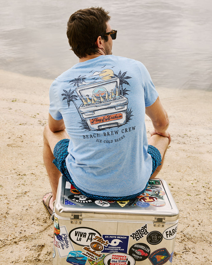 BEACH BREW CREW TEE