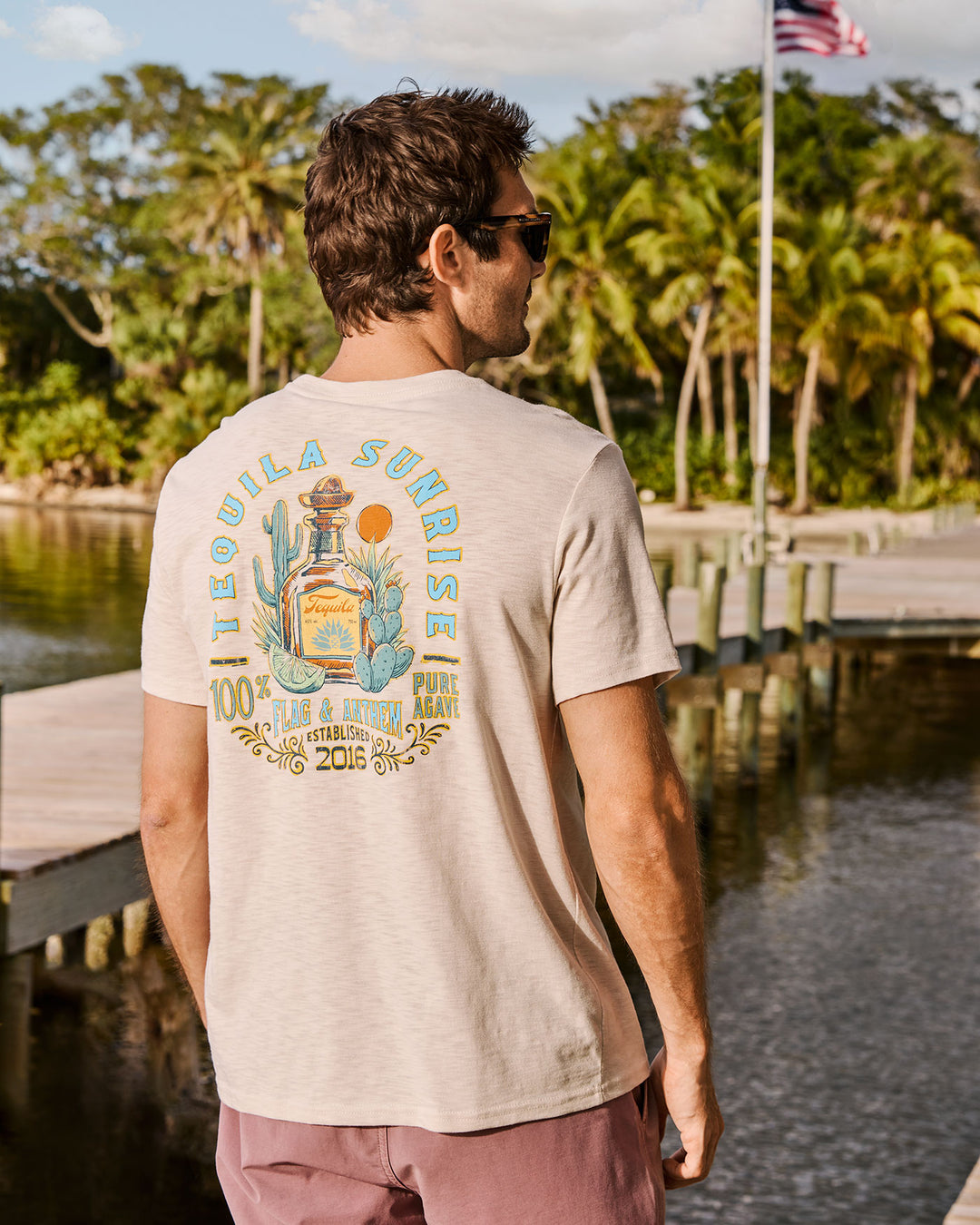 TEQUILA SUNRISE SLUB TEE