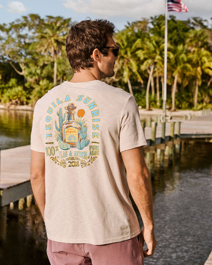 TEQUILA SUNRISE SLUB TEE