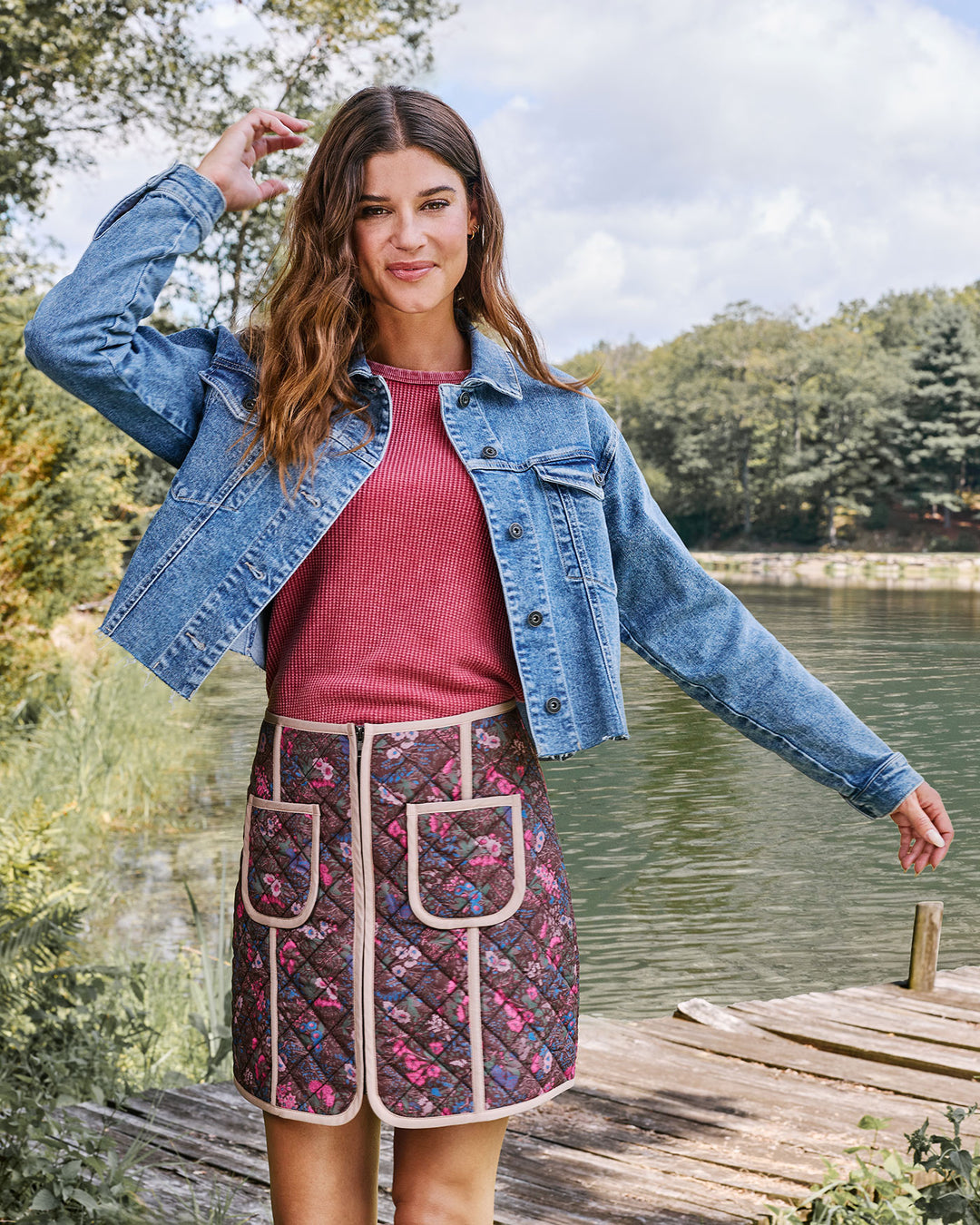 BETHEL QUILTED SKIRT