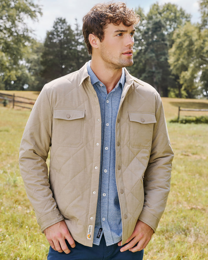 CHAPIN FLANNEL-LINED QUILTED JACKET