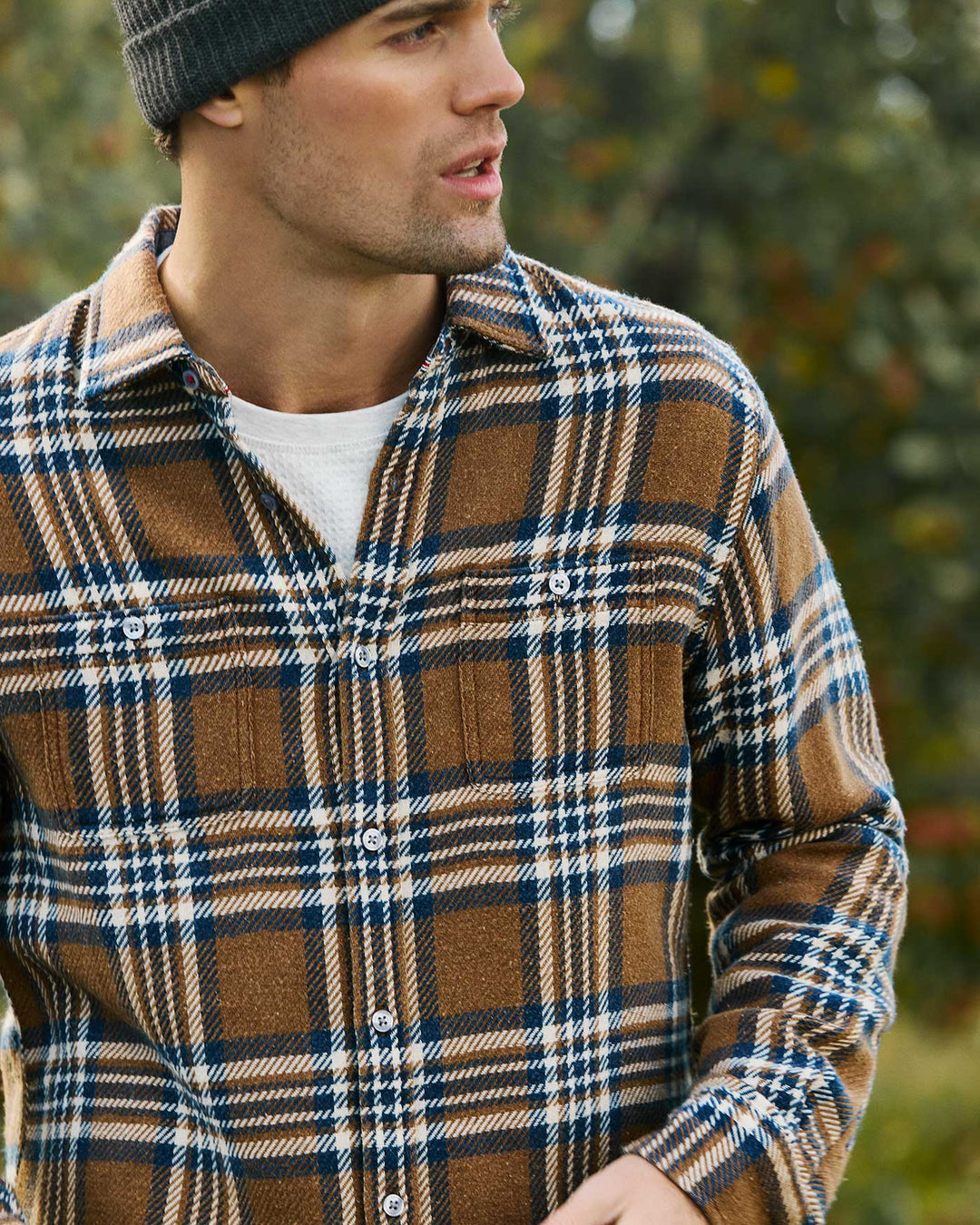 SEABROOK VINTAGE WASHED FLANNEL SHIRT