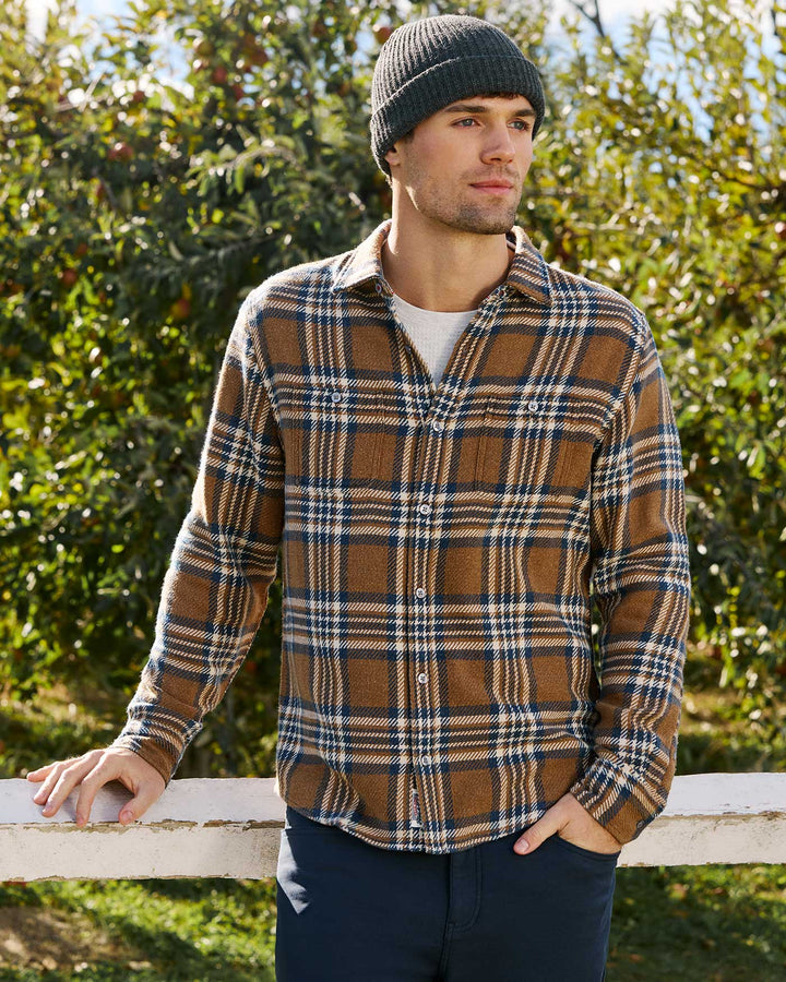 SEABROOK VINTAGE WASHED FLANNEL SHIRT