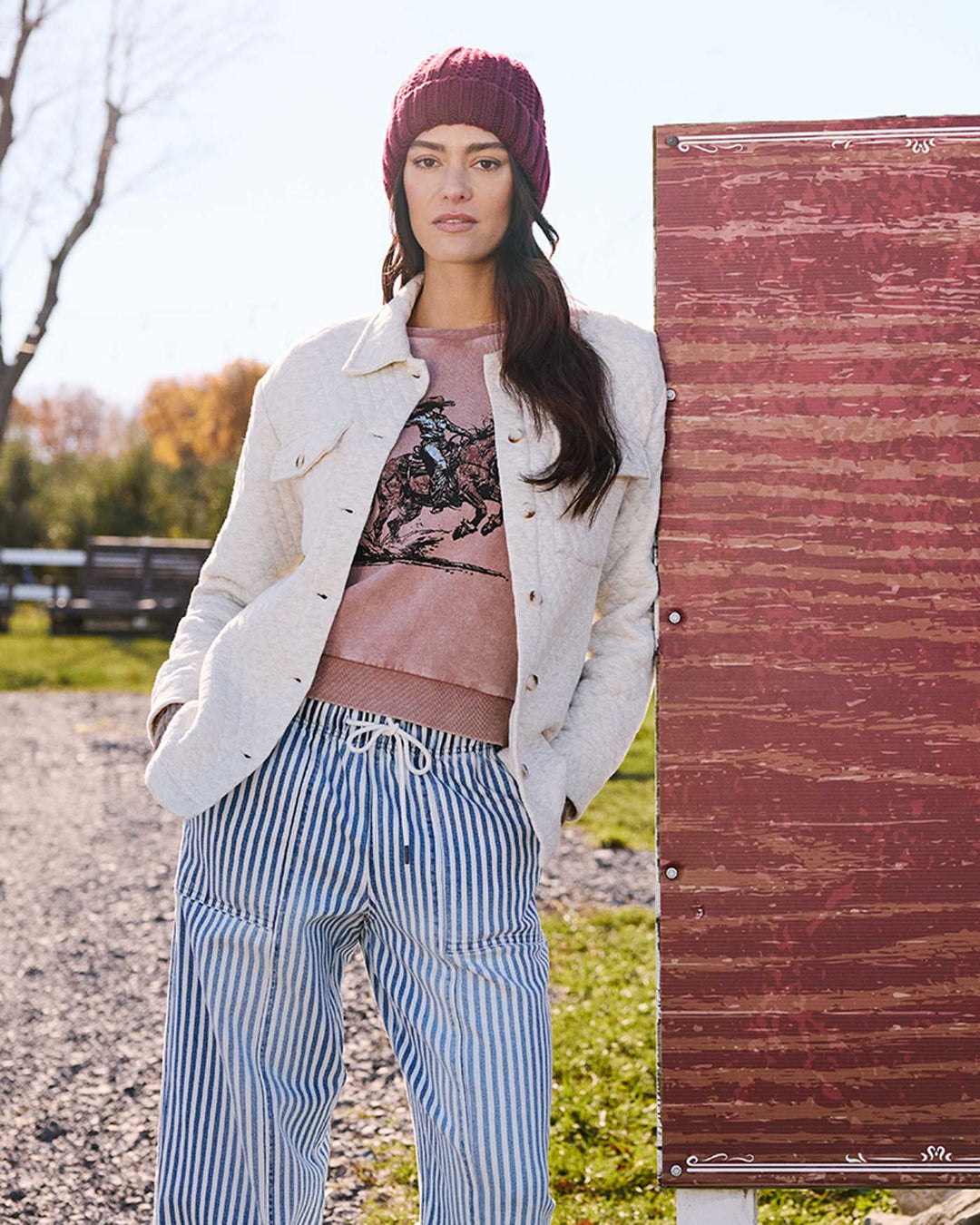 ELIZABETH QUILTED KNIT SHACKET