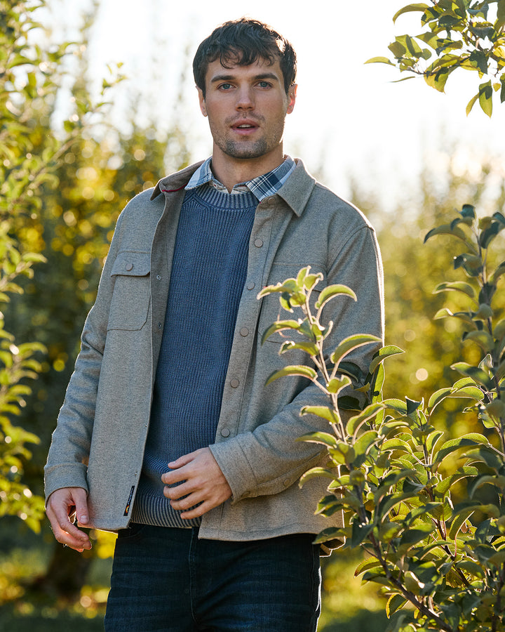 ALAMOSA INDIGO CREWNECK SWEATER