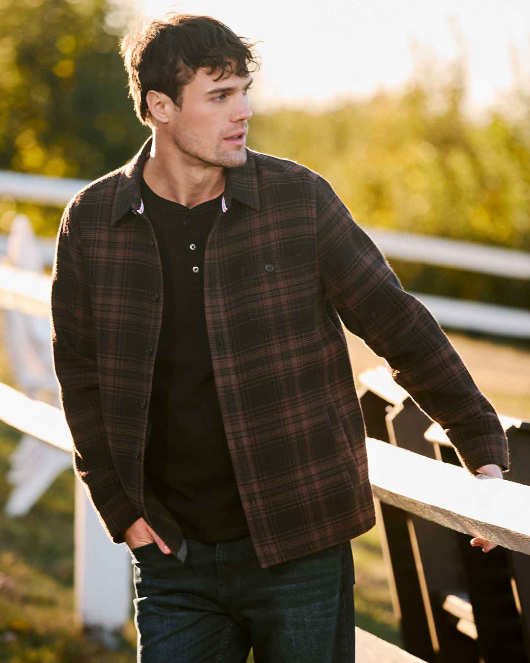 CHATSWORTH SOFT WAFFLE HENLEY