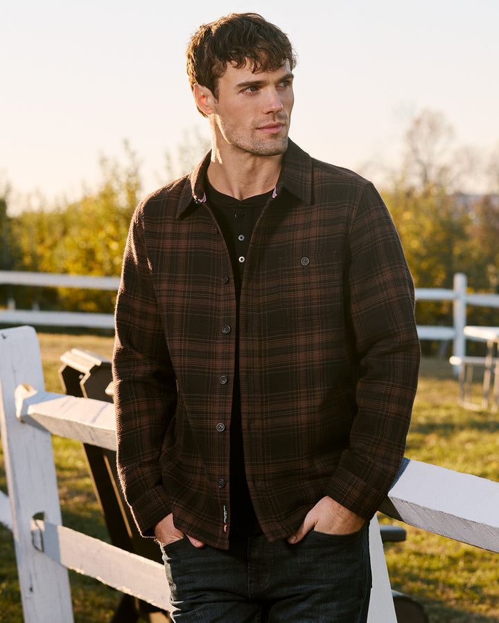 BLAKELEY WAFFLE SHIRT JACKET