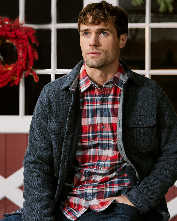 MASON FLEECE-LINED SHIRT JACKET