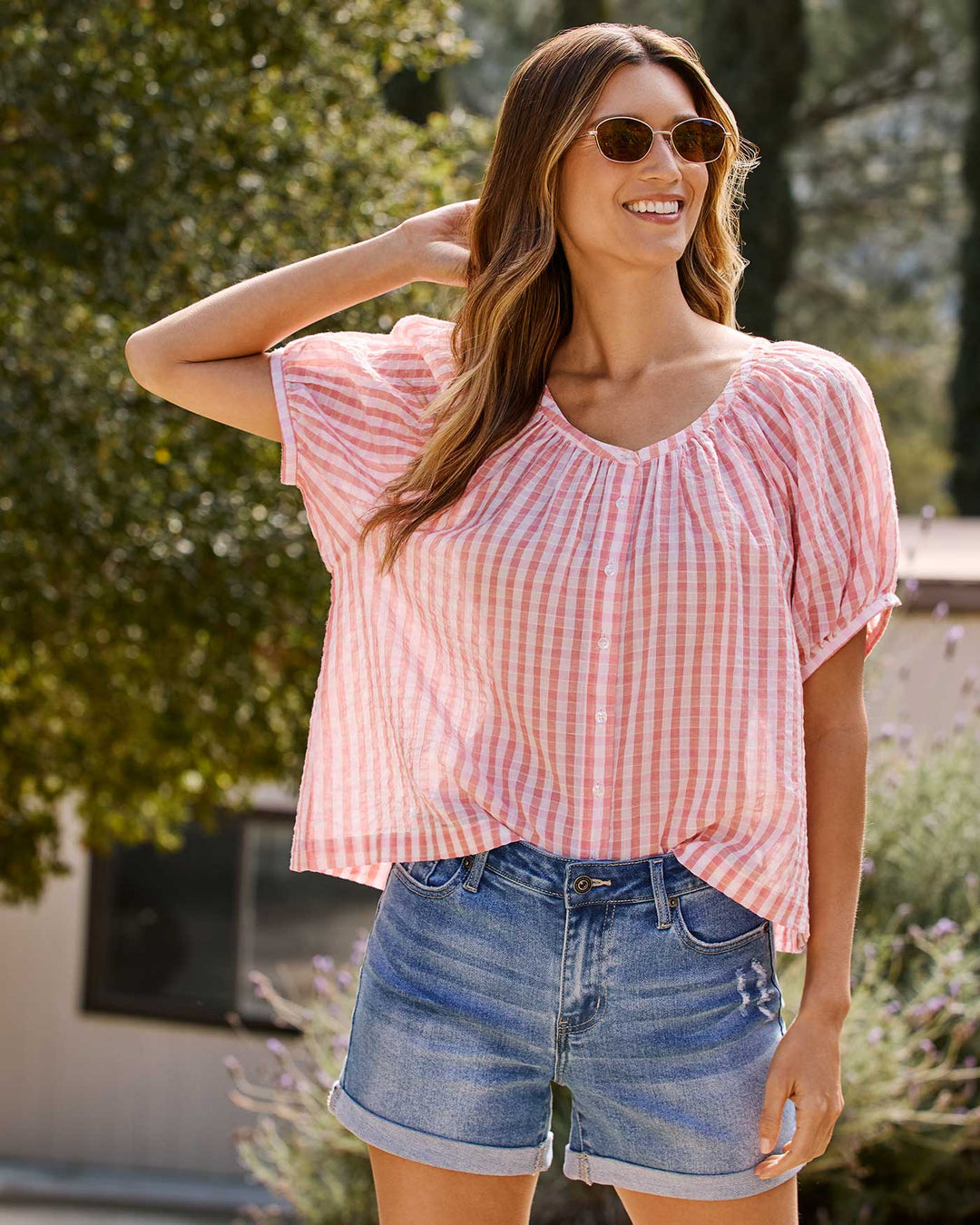 SHELBY CUFFED DENIM SHORT - 4.5" INSEAM