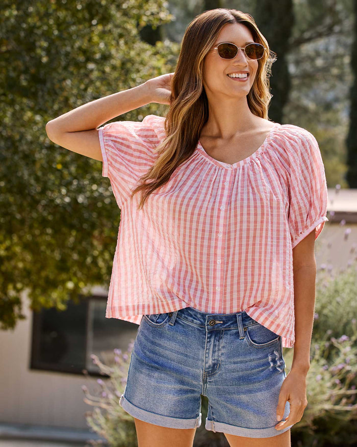 SHELBY CUFFED DENIM SHORT - 4.5" INSEAM