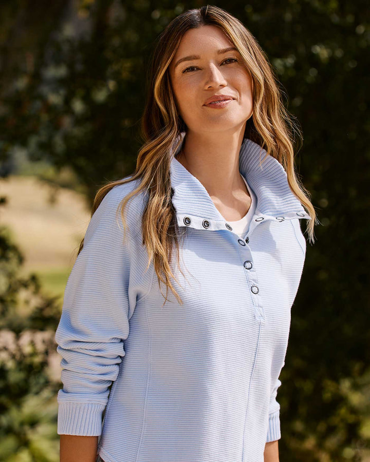 ADRIANA SNAP PULLOVER