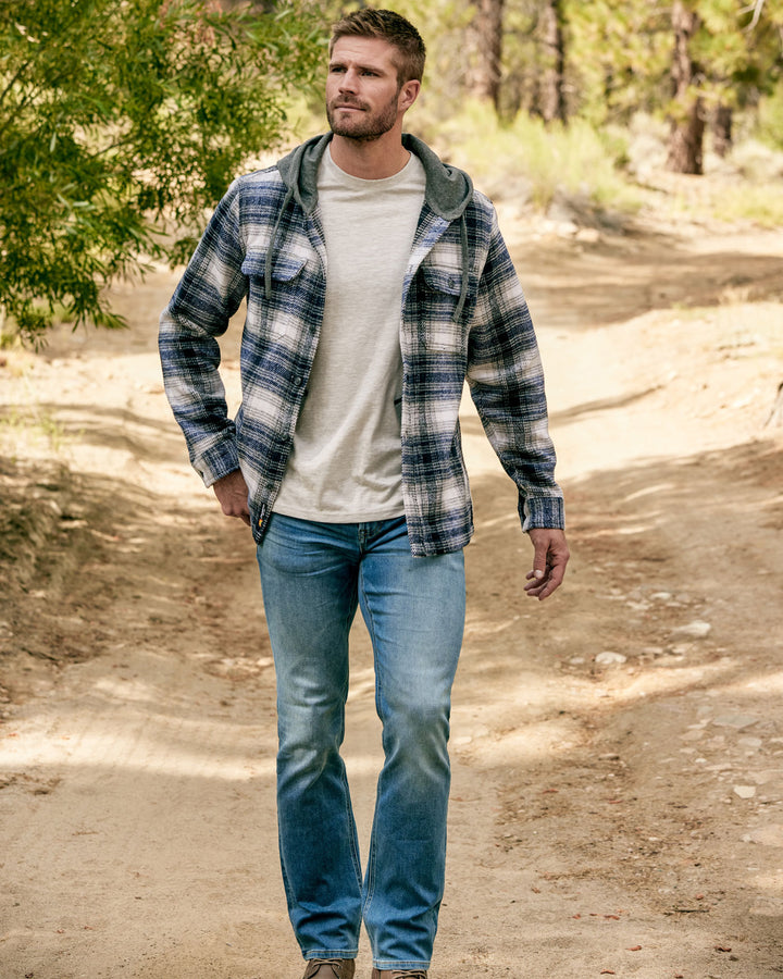 SACRAMENTO HOODED SHIRT JACKET