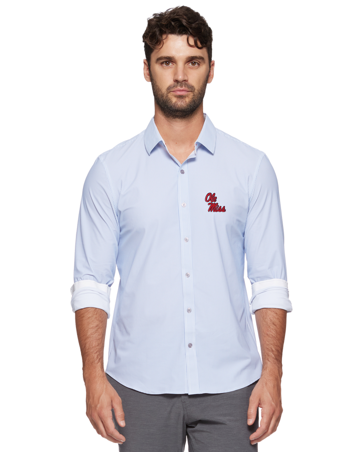 OLE MISS MADEFLEX JOURNEY STRETCH SHIRT