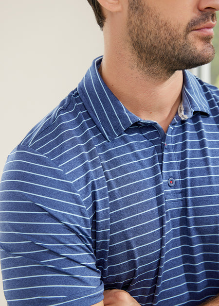 <p>Striped Polos</p>