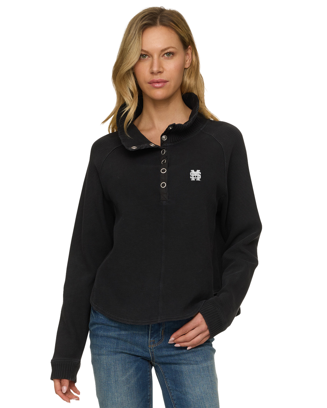 MISSISSIPPI STATE ADRIANA SNAP PULLOVER