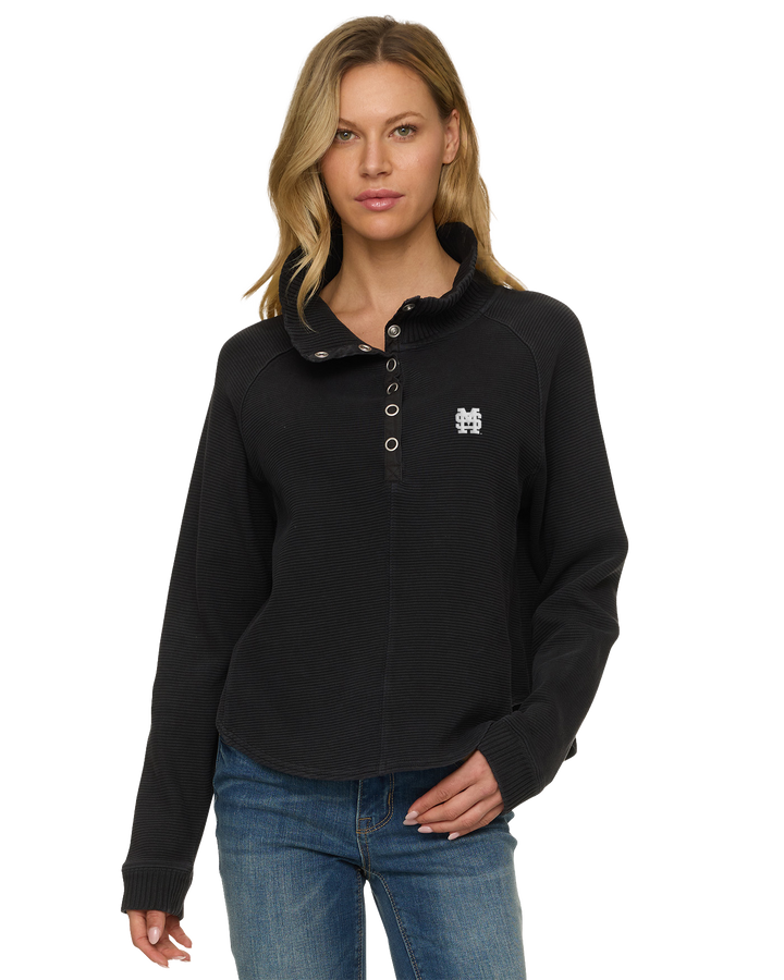 MISSISSIPPI STATE ADRIANA SNAP PULLOVER