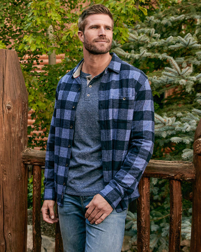 ROLLINS SNOW SLUB LS HENLEY