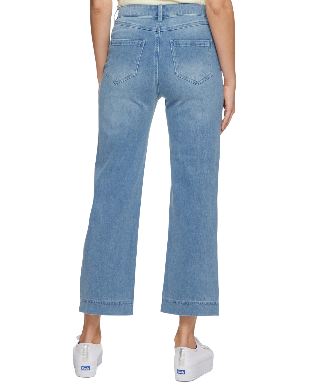 【COLOR iN ID】Half wrap wide denim SONORA KNIT DENIM PANT – Flag & Anthem