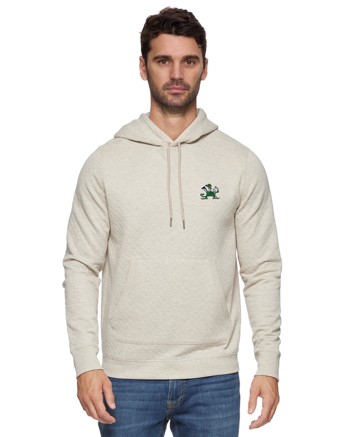 NOTRE DAME BRADNER SUPER SOFT QUILTED HOODIE
