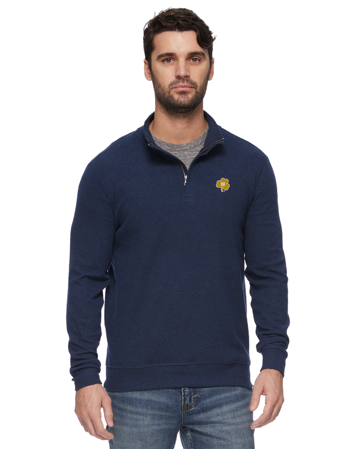 NOTRE DAME HERO STRETCH KNIT 1/4-ZIP