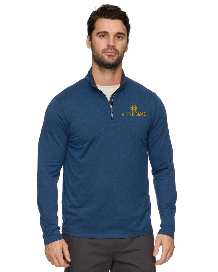 NOTRE DAME CLUTCH COMFORT 1/4-ZIP