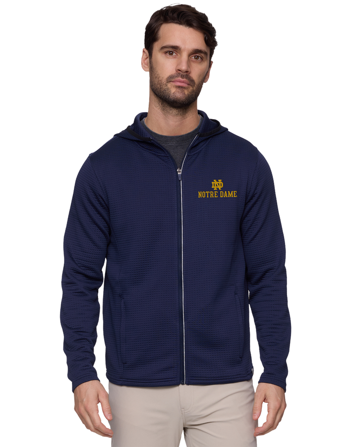 NOTRE DAME LEGACY PERFORMANCE FULL-ZIP HOODIE