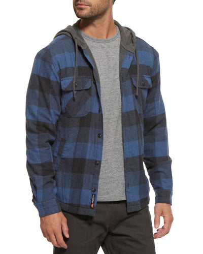 DORSEY THERMAL-LINED HOODED SHIRT JACKET