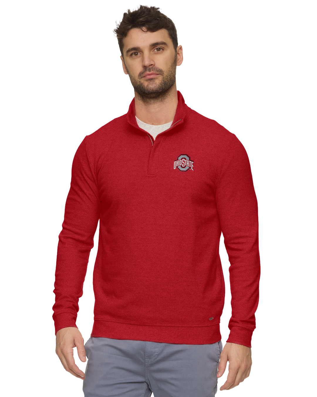 OHIO STATE HERO STRETCH KNIT 1/4-ZIP