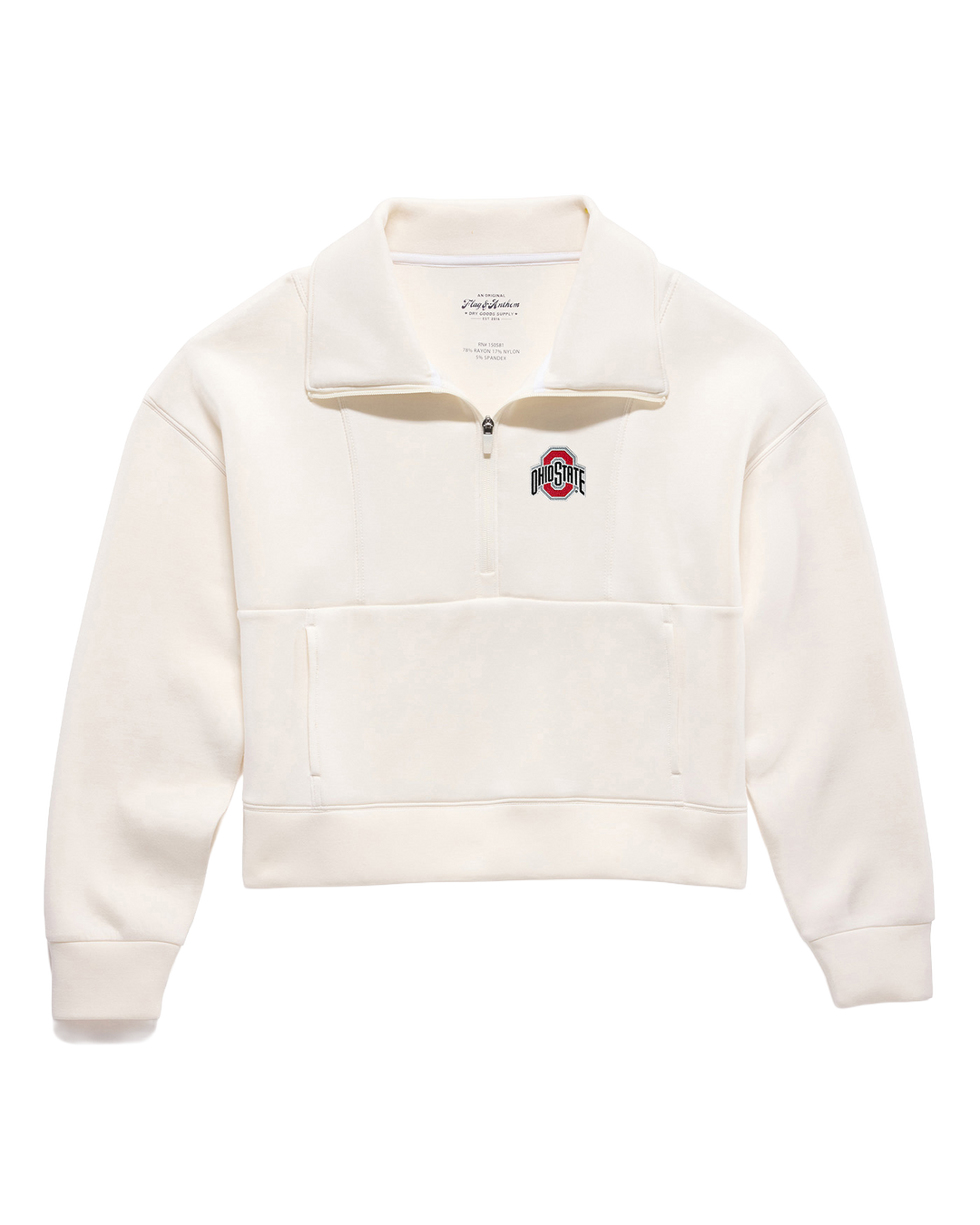 OHIO STATE SUPER SOFT SCUBA 1/2-ZIP