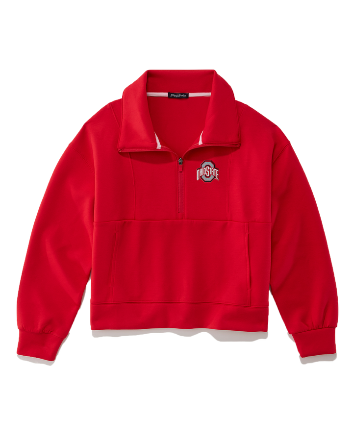 OHIO STATE SUPER SOFT SCUBA 1/2-ZIP