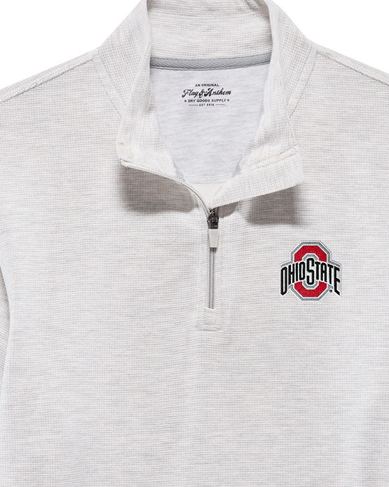 OHIO STATE SUMMIT SUPER SOFT 1/4-ZIP