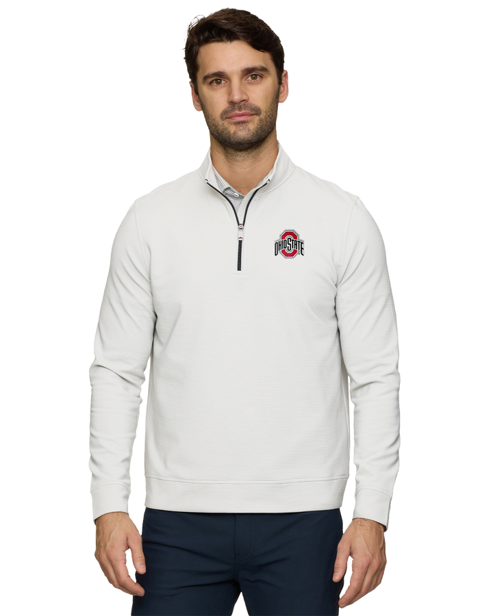 OHIO STATE RIDGE STRETCH PERFORMANCE 1/4-ZIP