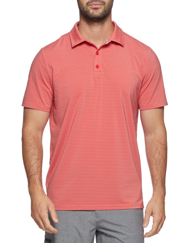 MADEFLEX brrrº STRIPED PERFORMANCE POLO