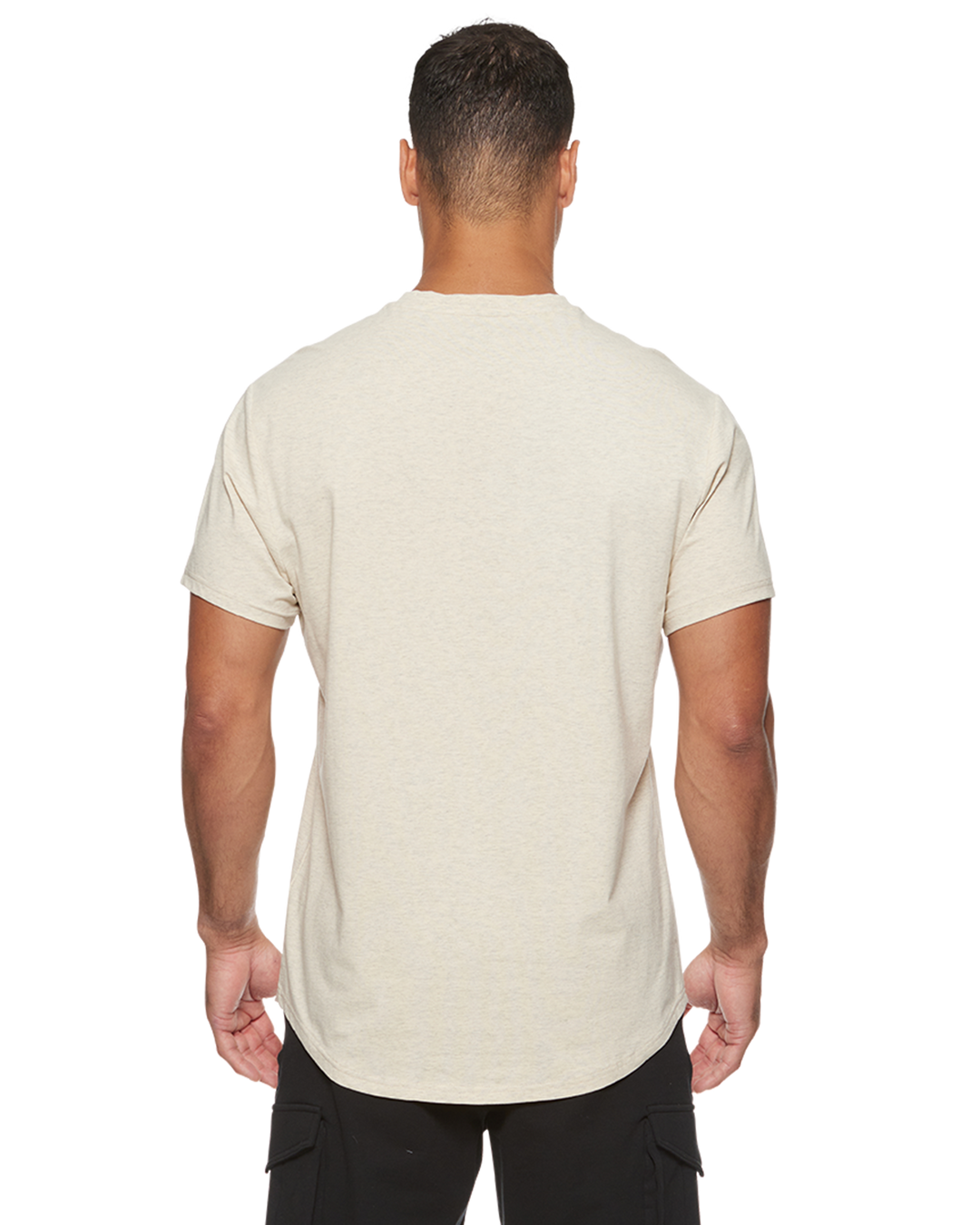 DUKE CURVED HEM TEE