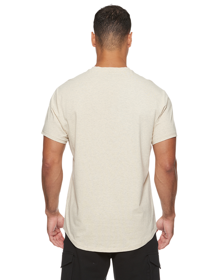 DUKE CURVED HEM TEE