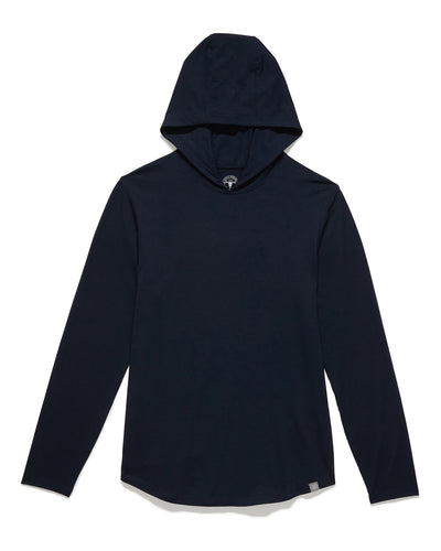 ADAMS CURVED HEM HOODIE