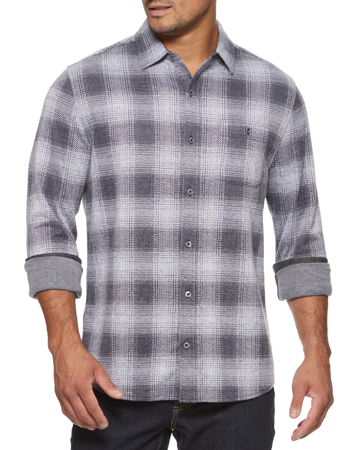 DUNSON KNIT FLANNEL SHIRT