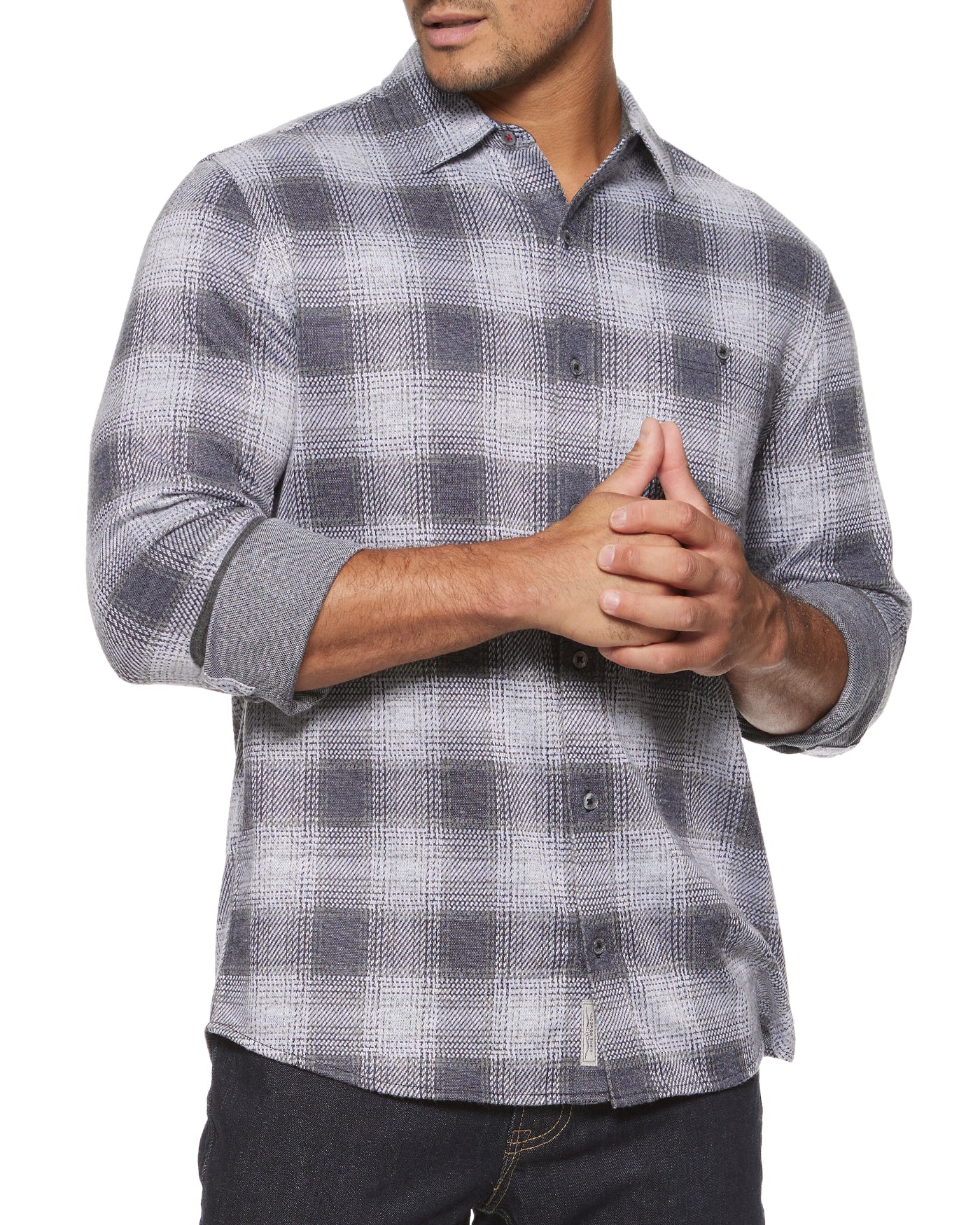 DUNSON KNIT FLANNEL SHIRT