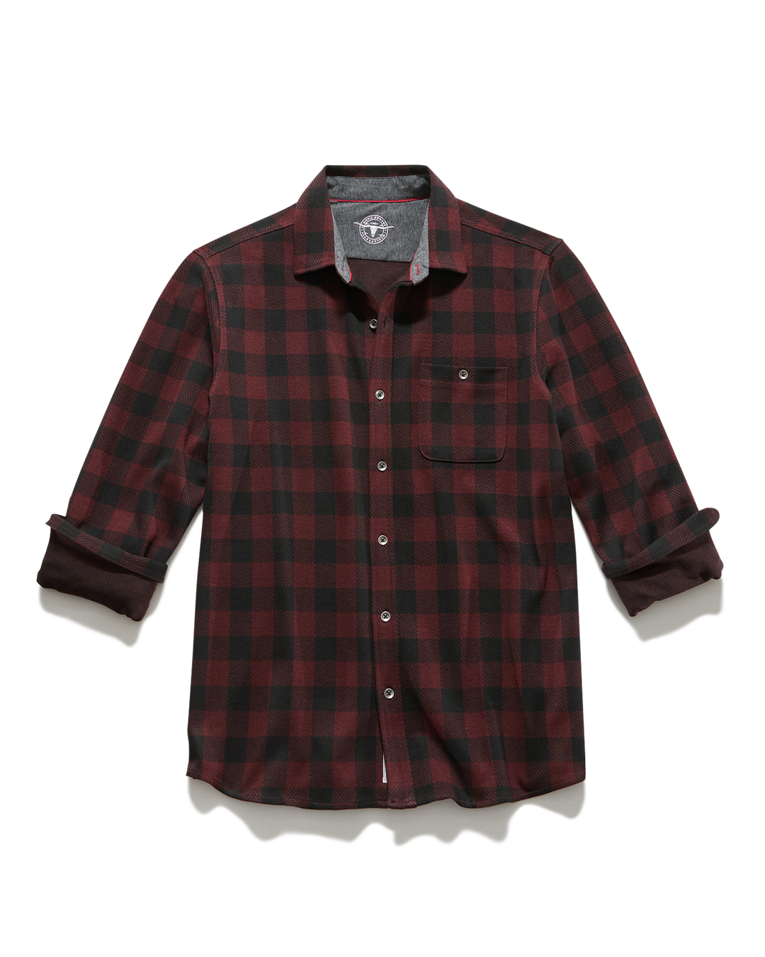 CHRISTIAN MCCAFFREY HIPPIE COWBOY DILLON KNIT FLANNEL SHIRT Flag Anthem